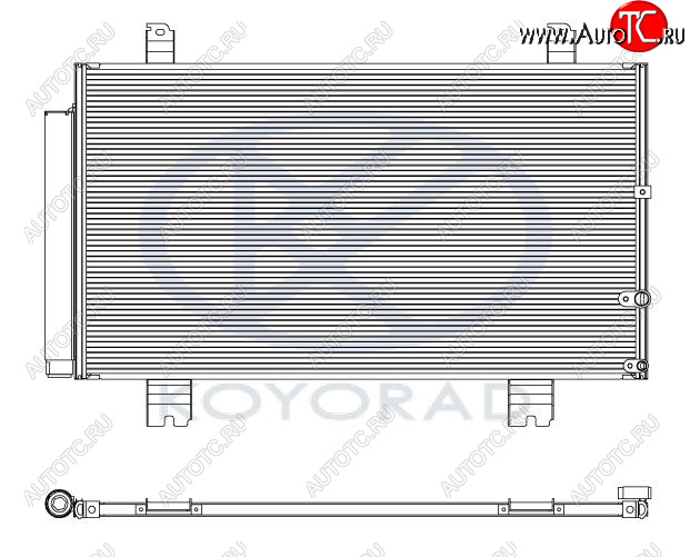 7 349 р. GS300 КОНДЕНСАТОР КОНДИЦ (KOYO) KOYORAD lx30005-930  с доставкой в г. Пермь