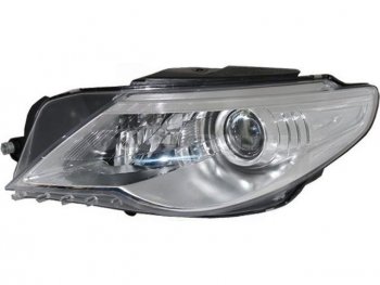Левая фара (c электрокорректором, ксенон) DEPO Volkswagen Passat CC  дорестайлинг (2008-2012)