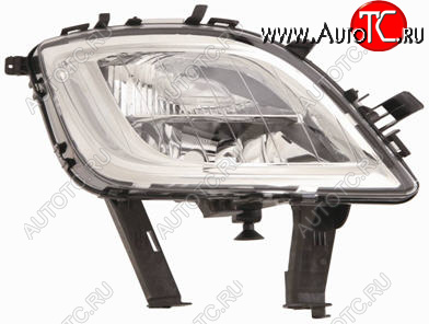 4 649 р. Противотуманная фара правая DEPO  Opel Astra  J (2012-2015) седан рестайлинг (хром)  с доставкой в г. Пермь