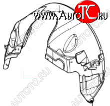 3 699 р. Левый подкрылок передний BODYPARTS  Land Rover Freelander  1 (1997-2006)  с доставкой в г. Пермь