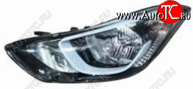 11 699 р. Левая фара (под корректор) DEPO  Hyundai Elantra  MD (2013-2016) рестайлинг  с доставкой в г. Пермь