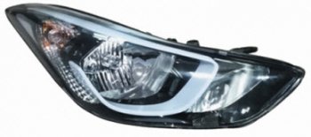 Правая фара (под корректор) DEPO Hyundai Avante - Elantra  MD