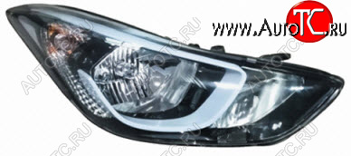 11 699 р. Правая фара (под корректор) DEPO Hyundai Elantra MD рестайлинг (2013-2016)  с доставкой в г. Пермь