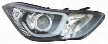 Правая фара (под корректор, диодная) DEPO Hyundai Elantra  MD (2013-2016) рестайлинг