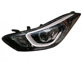 Левая фара (под корректор, диодная) BODYPARTS Hyundai Elantra  MD (2013-2016) рестайлинг
