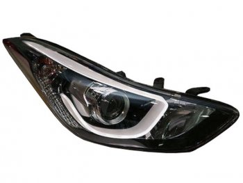 Правая фара (под корректор, диодная) BODYPARTS Hyundai Elantra  MD (2013-2016) рестайлинг
