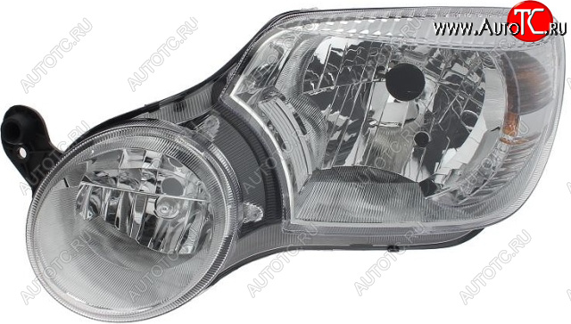 11 999 р. Левая фара (с электрокорректором, с противотум) BodyParts  Skoda Yeti (2009-2013)  с доставкой в г. Пермь