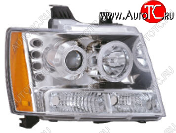 28 799 р. TAHOE {SUBURBAN  AVALANCHE (07-11)} ФАРА Л+П (КОМПЛЕКТ) ТЮНИНГ ЛИНЗОВАН С СВЕТЯЩ ОБОДК С ДИОД БЕЗ КОРРЕКТОР (EAGLE EYES) ВНУТРИ ХРОМ EAGLE EYES cvtah07-000h-n  с доставкой в г. Пермь