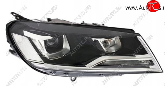 29 199 р. Правая фара (c электрокорректором, ксенон) DEPO Volkswagen Touareg NF рестайлинг (2014-2018)  с доставкой в г. Пермь