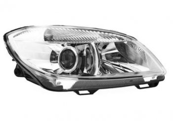 Правая фара (с электрокорректором, линзован) BodyParts Skoda Fabia  Mk2 (2010-2014) хэтчбэк рестайлинг