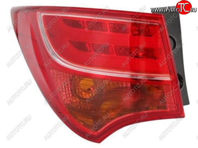 17 449 р. Левый фонарь (диодная) DEPO Hyundai Santa Fe DM дорестайлинг (2012-2016)  с доставкой в г. Пермь