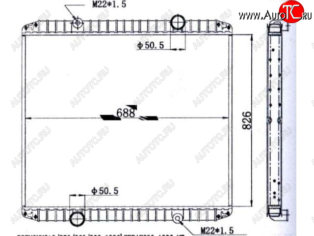 12 799 р. PREMIUM (826 x 688 mm) РАДИАТОР ОХЛАЖДЕН BODYPARTS rnpre96-911  с доставкой в г. Пермь