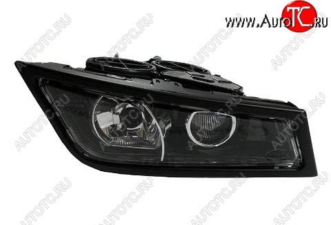 6 899 р. Противотуманная фара правая DEPO Volvo FH 12 2-ое поколение (2002-2012) (черная)  с доставкой в г. Пермь
