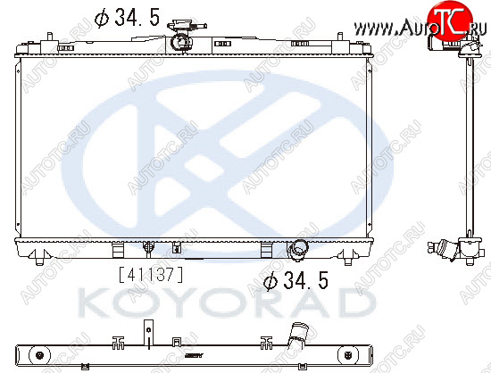 4 649 р. CAMRY РАДИАТОР ОХЛАЖДЕН AT KOYORAD tycam11-910  с доставкой в г. Пермь