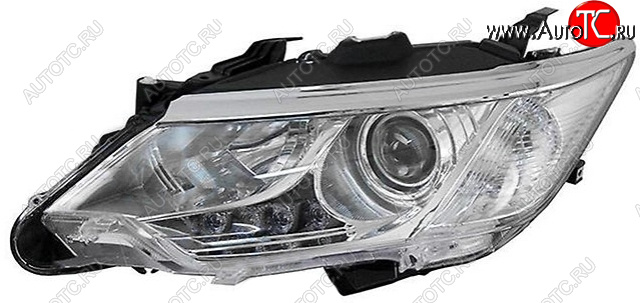 21 999 р. Левая фара (с электрокорректором, линзован) Bodyparts  Toyota Camry  XV50 (2011-2014) дорестайлинг  с доставкой в г. Пермь