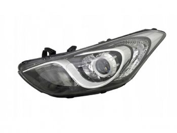 Левая фара (с электрокорректором, линзован) BodyParts  Hyundai I30  2 GD (2011-2015) дорестайлинг, хэтчбэк 5 дв.