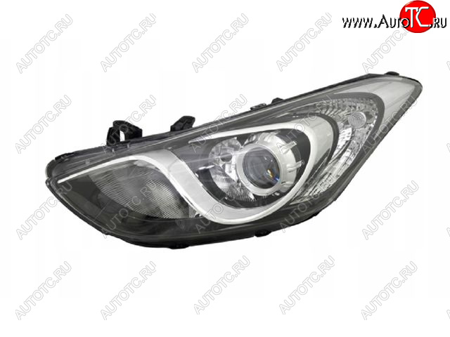 16 599 р. Левая фара (с электрокорректором, линзован) BodyParts   Hyundai I30  2 GD (2011-2015) дорестайлинг, хэтчбэк 5 дв.  с доставкой в г. Пермь