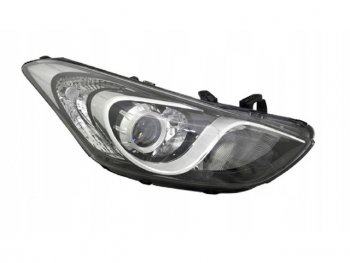 Правая фара (с электрокорректором, линзован) BodyParts Hyundai I30  2 GD (2011-2015) дорестайлинг, хэтчбэк 5 дв.