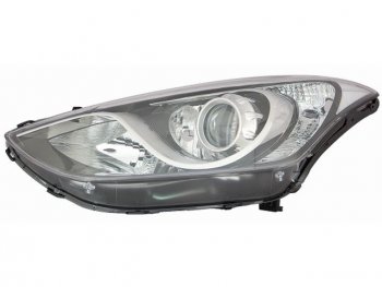 Левая фара (с электрокорректором, линзован) BodyParts Hyundai I30  2 GD (2015-2017) рестайлинг, хэтчбэк 5 дв.