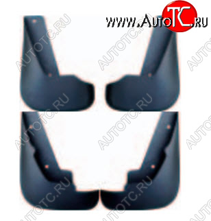 959 р. MONDEO БРЫЗГОВИК ПЕРЕДН КРЫЛА Л+П (КОМПЛЕКТ) + ЗАДН (4 шт) (Китай) BODYPARTS fdmon03-310-n  с доставкой в г. Пермь