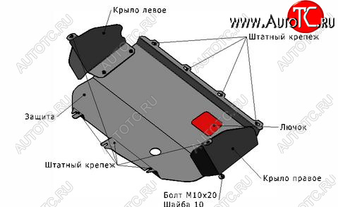 1 969 р. DUCATO ЗАЩИТА ПОДДОНА ДВИГАТЕЛЯ + КПП С , КРЕПЛЕН , СТАЛЬН BODYPARTS ftduc02-9f0  с доставкой в г. Пермь