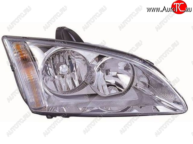 0 р. Правая фара (корректор) DEPO Ford Focus 2  седан дорестайлинг (2004-2008)  с доставкой в г. Пермь