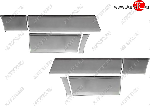 9 649 р. W124 МОЛДИНГ КУЗОВА Л+П (КОМПЛЕКТ) С ХРОМ МОЛДИНГ (8 шт) BODYPARTS md12490-545-n  с доставкой в г. Пермь