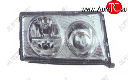 4 199 р. Правая фара BODYPARTS  Mercedes-Benz E-Class  W124 (1984-1993) седан дорестайлинг  с доставкой в г. Пермь