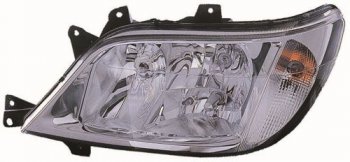 Левая фара (под корректор, без противотум) BodyParts Mercedes-Benz Sprinter  W905 (2000-2006) рестайлинг