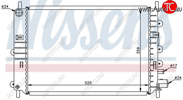 1 769 р. ESCORT (ESCORT 96-) РАДИАТОР ОХЛАЖДЕН (см.каталог) BODYPARTS fdesc90-914  с доставкой в г. Пермь