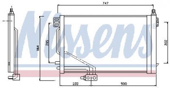 8 399 р. W203 {+W209 02-} КОНДЕНСАТОР КОНДИЦ (NISSENS) (AVA) (см.каталог) NISSENS md20300-930  с доставкой в г. Пермь. Увеличить фотографию 1