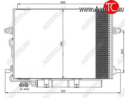 4 999 р. W211 (+W219 05-) КОНДЕНСАТОР КОНДИЦ (см.каталог) BODYPARTS md21102-931  с доставкой в г. Пермь
