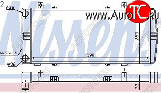2 299 р. FELICIA РАДИАТОР ОХЛАЖДЕН MT 1.6 (см.каталог) BODYPARTS sdfel94-911  с доставкой в г. Пермь