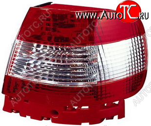 7 649 р. AUDI A4 ФОНАРЬ ЗАДН ВНЕШН Л+П (КОМПЛЕКТ) (СЕДАН) ТЮНИНГ ПРОЗРАЧ ХРУСТАЛ (DEPO) КРАСН-БЕЛ DEPO ai0a499-740rw-n  с доставкой в г. Пермь