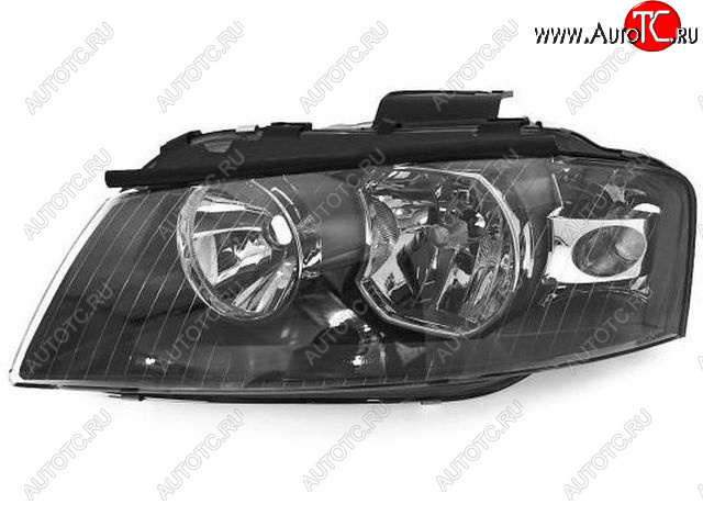 8 599 р. Левая фара (под корректор) DEPO Audi A3 8P1 хэтчбэк 3 дв. дорестайлинг (2003-2005)  с доставкой в г. Пермь