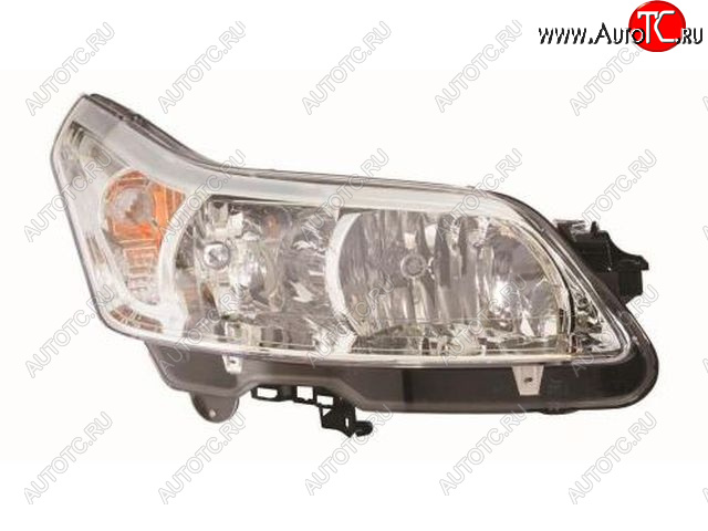 11 549 р. Правая фара (c электрокорректором) DEPO  CITROEN C4 (2007-2011)  рестайлинг, седан  с доставкой в г. Пермь
