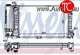 4 299 р. E34 РАДИАТОР ОХЛАЖДЕН (см.каталог) BODYPARTS bme3491-911  с доставкой в г. Пермь