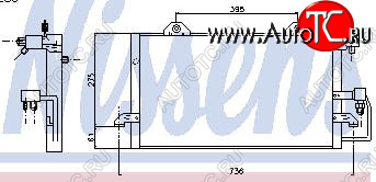 8 399 р. AUDI 80 КОНДЕНСАТОР КОНДИЦ (см.каталог) BODYPARTS ai08092-931  с доставкой в г. Пермь