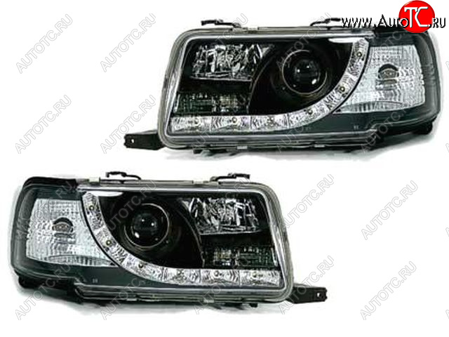 26 949 р. AUDI 80 ФАРА Л+П (КОМПЛЕКТ) ТЮНИНГ ЛИНЗОВАН (DEVIL EYES) , ЛИТОЙ УК.ПОВОР (SONAR) ВНУТРИ ЧЕРН SONAR ai08091-000b-n  с доставкой в г. Пермь