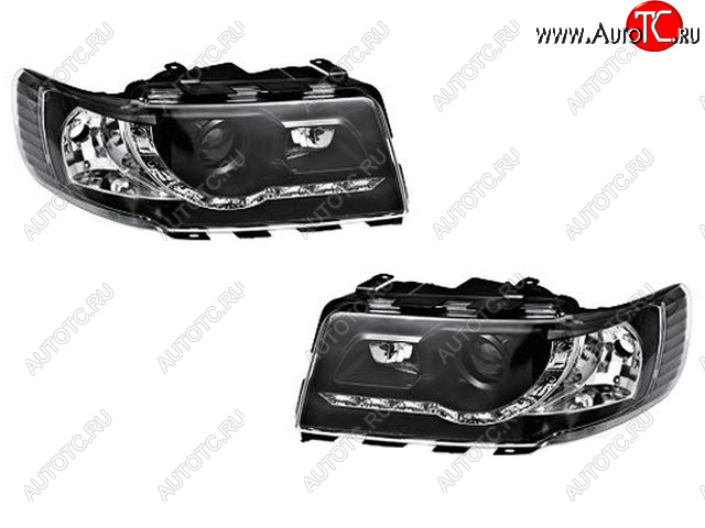 29 949 р. AUDI 100 ФАРА Л+П (КОМПЛЕКТ) ТЮНИНГ (DEVIL EYES) ЛИНЗОВАН , ЛИТОЙ УК.ПОВОР (JUNYAN) ВНУТРИ ЧЕРН JUNYAN ai10091-002b-n  с доставкой в г. Пермь
