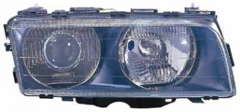 Правая фара (c электрокорректором, линзован) DEPO BMW 7 серия  E38 (1994-1998) дорестайлинг, седан