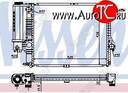 6 799 р. E39 95-98 РАДИАТОР ОХЛАЖДЕН (см.каталог) BODYPARTS bme3995-911  с доставкой в г. Пермь