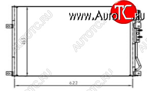5 249 р. GR CHEROKEE КОНДЕНСАТОР КОНДИЦ BODYPARTS jpgch05-931  с доставкой в г. Пермь