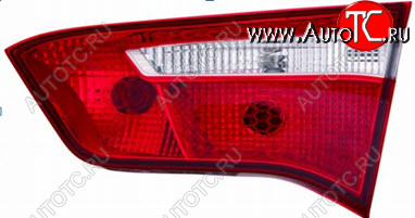 2 989 р. Левый фонарь (внутренний) DEPO  KIA Rio  3 QB (2011-2015) дорестайлинг седан  с доставкой в г. Пермь