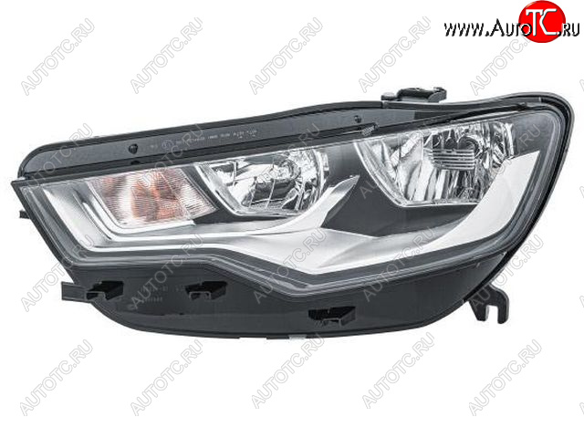 9 399 р. Левая фара (c электрокорректором) DEPO Audi A6 C7 дорестайлинг, седан (2010-2014)  с доставкой в г. Пермь
