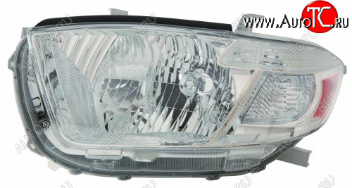 11 249 р. Левая фара (c электрокорректором) DEPO  Toyota Highlander  XU40 (2007-2010) дорестайлинг  с доставкой в г. Пермь
