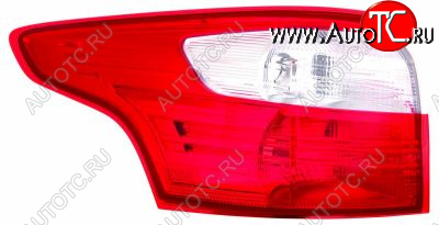 6 749 р. Левый фонарь DEPO Ford Focus 3 универсал дорестайлинг (2010-2015)  с доставкой в г. Пермь