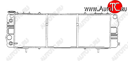 16 949 р. CHEROKEE РАДИАТОР ОХЛАЖДЕН AT 4 (3 ряд) BODYPARTS jpche91-910  с доставкой в г. Пермь