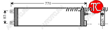 2 169 р. CARAVAN (VOYAGER) КОНДЕНСАТОР КОНДИЦ BODYPARTS plcar96-930  с доставкой в г. Пермь