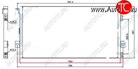 3 399 р. CARAVAN (VOYAGER) КОНДЕНСАТОР КОНДИЦ BODYPARTS plcar96-932  с доставкой в г. Пермь
